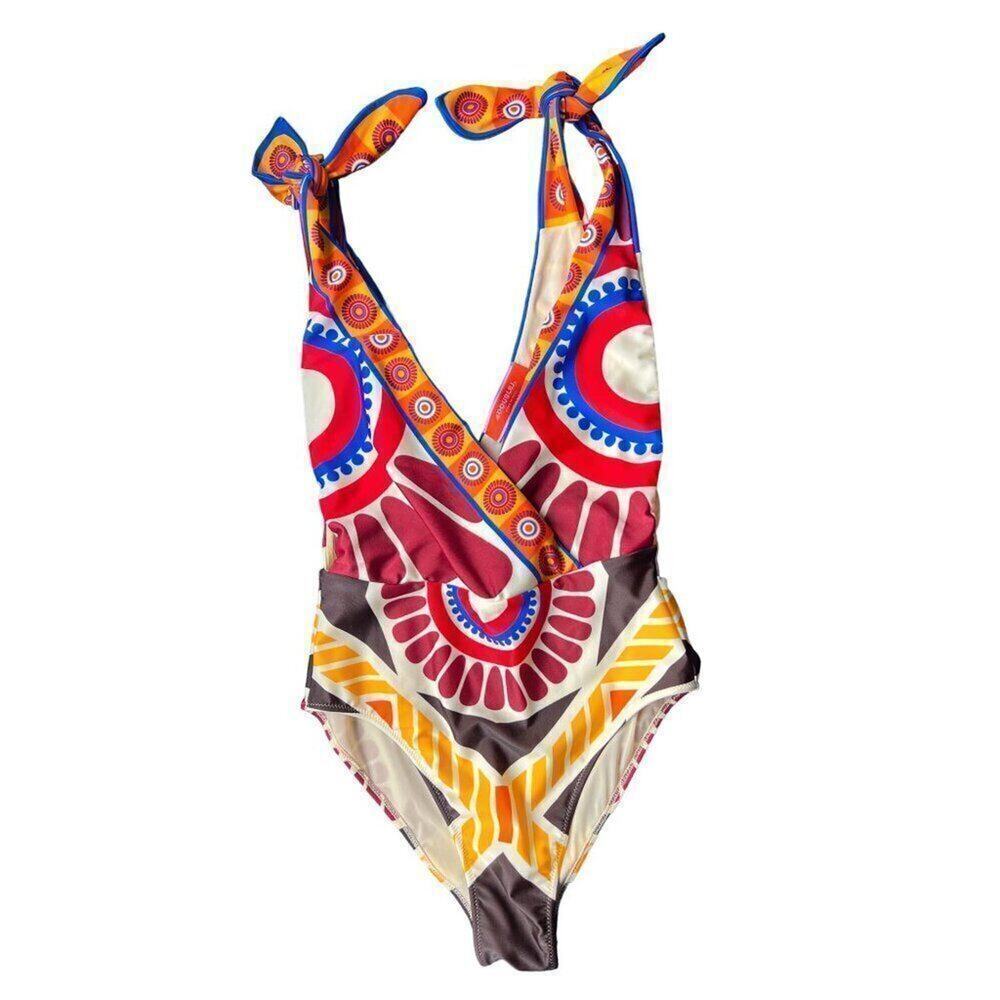 NEW La DoubleJ Hazzard Swimsuit Solar Placee Abstract Size Small - Picture 4 of 7